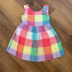 Plaid baby gap summer dress